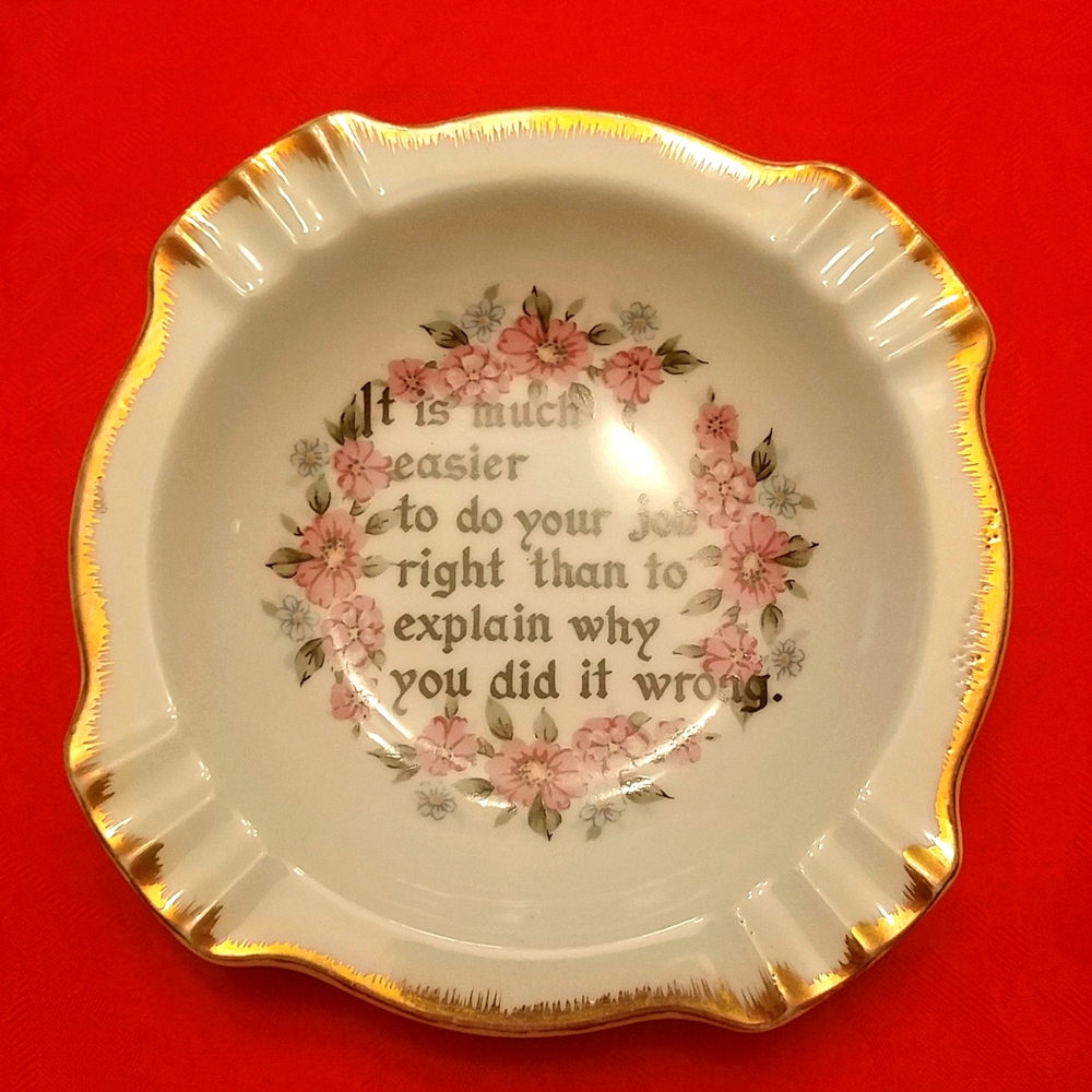 Cute Ashtray Vintage